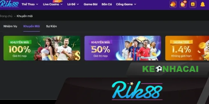 Rik88 - Nhà cái tặng tiền đa dạng game với trải nghiệm đỉnh cao