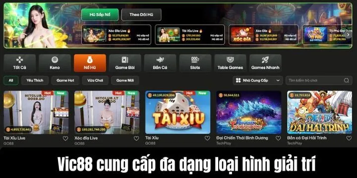 Vic88 khẳng định đẳng cấp nhà cái số 1 Việt Nam